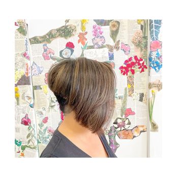 Salon Flourish - After shot-pixie cut with highlights. She did a great job in blending the colors - Hair Stylists Near Me - Manhattan Beach, California Salon Flourish - After shot-pixie cut with highlights. She did a great job in blending the colors - Hair Stylists Near Me - Manhattan Beach, California