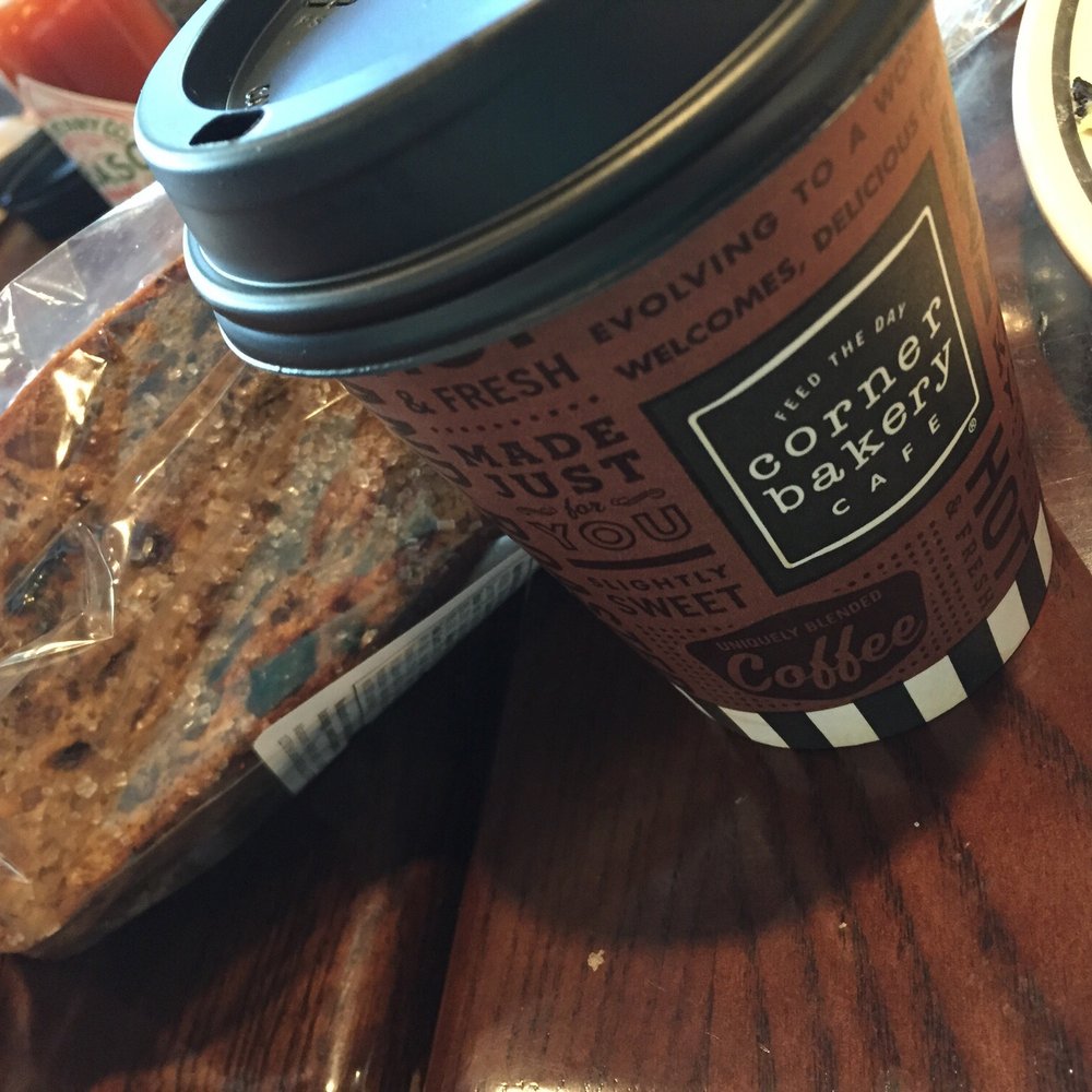 Corner Bakery Cafe - Amazing bakers blend coffee with raisin pecan toast! - Sandwiches Near Me - Burbank, California Corner Bakery Cafe - Amazing bakers blend coffee with raisin pecan toast! - Sandwiches Near Me - Burbank, California