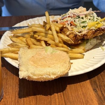 Unconventional Diner - Chicken Fried Sandwich with Fries - Breakfast & Brunch Near Me - Washington, DC, District of Columbia Unconventional Diner - Chicken Fried Sandwich with Fries - Breakfast & Brunch Near Me - Washington, DC, District of Columbia