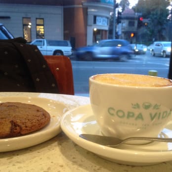 Copa Vida - Creme Brûlée with a cookie. - New American Near Me - Pasadena, California