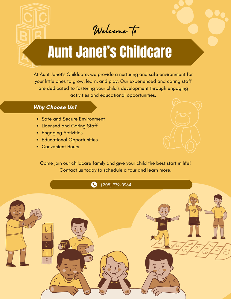 Aunt Janets childcare - childcare center in Norwalk, CT