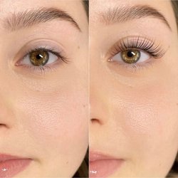 Waxed702 - Keratin Lash Lift and Tint. These are her natural lashes