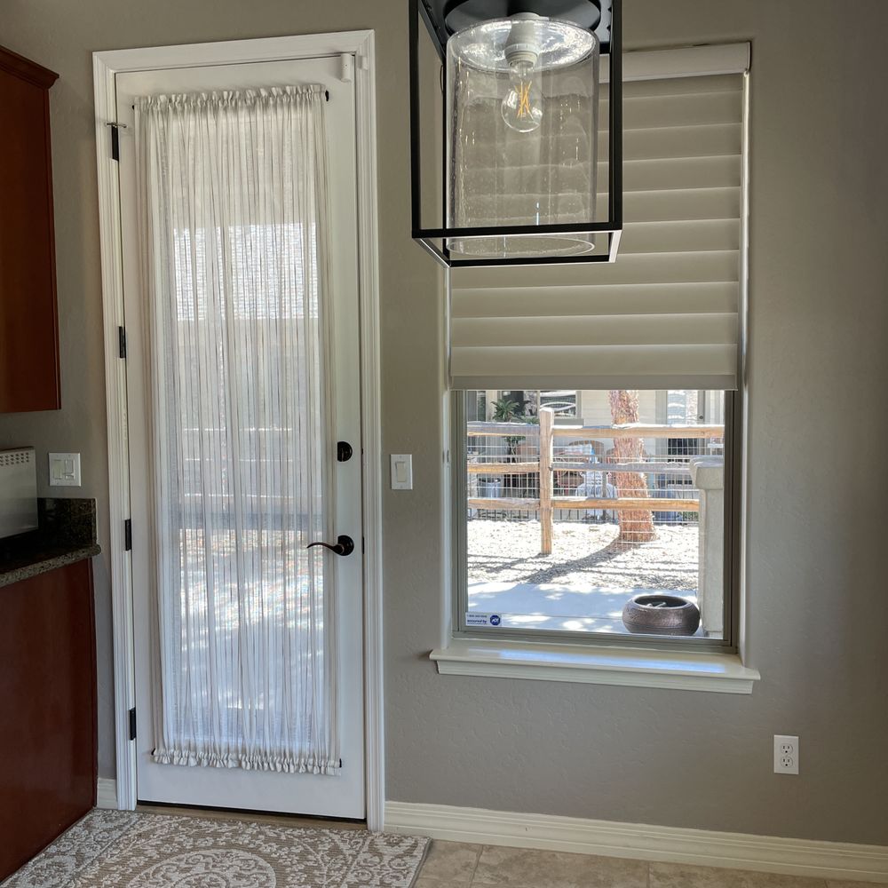 NewLight Blinds & Designs - Custom door treatment to let light in and also give privacy. - Shutters Near Me NewLight Blinds & Designs - Custom door treatment to let light in and also give privacy. - Shutters Near Me