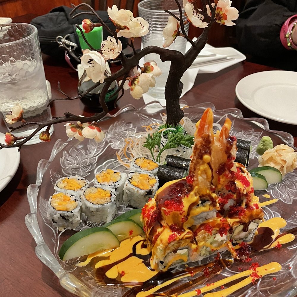 Miyako House - Sweet Potato Roll & Full moon roll - Sushi Bars Near Me - Asheville, North Carolina Miyako House - Sweet Potato Roll & Full moon roll - Sushi Bars Near Me - Asheville, North Carolina