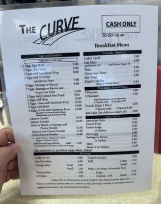 Menu photo 1 The Curve Madison, WI