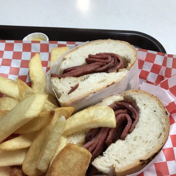 Ken's Diner & Grill - Fried salami sandwich with steak fries. - American Near Me - Skokie, Illinois