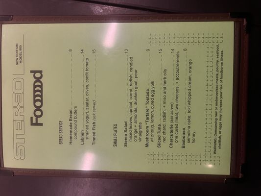 Menu photo 4 Stereo Atlanta, GA