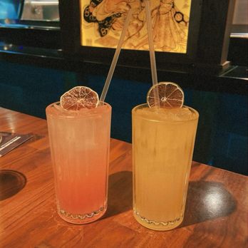 Enraku - Peach & mango highball - Sushi Bars Near Me - Fullerton, California