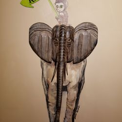 The Monkey Cat - Banksy vibe