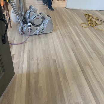 M&M Custom Flooring - Floors during sanding and repair - Flooring Near Me - Burbank, California