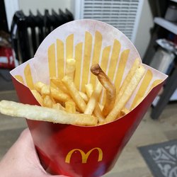 McDonald's - "Large" fries, half the container was empty! Definitely not a size large! SMH! Waste of $$$$