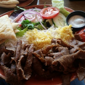 Luna Grill Flower Mound - Gyro plate.. wow its a lot of food - Mediterranean Near Me - Flower Mound, Texas Luna Grill Flower Mound - Gyro plate.. wow its a lot of food - Mediterranean Near Me - Flower Mound, Texas