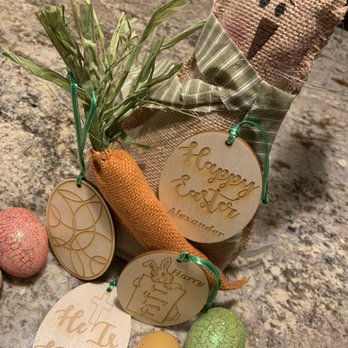 Top Notch Laser - Easter tags - Engraving Near Me