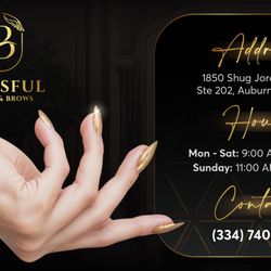 Blissful Nails & Brows - Business hours: 
Mon - Sat: 9:00 AM - 7:00 PM
Sunday: 11:00 AM - 5:30 PM