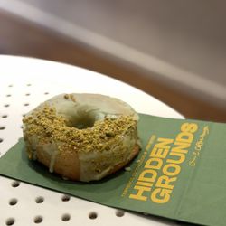 Hidden Grounds Chai & Coffee House - Pistachio Donut (~$6)