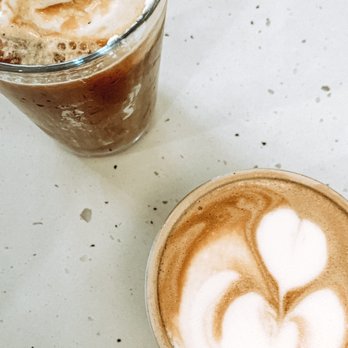 Neat Coffee - Cold brew float (cold brew with scoop of ice cream) & the almond milk latte. - Coffee & Tea Near Me - Costa Mesa, California Neat Coffee - Cold brew float (cold brew with scoop of ice cream) & the almond milk latte. - Coffee & Tea Near Me - Costa Mesa, California
