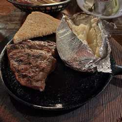 Ribeye and potato