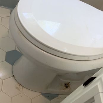 Handy Man Big Joe - Wax sludge on floor and toilet - Handyman Near Me
