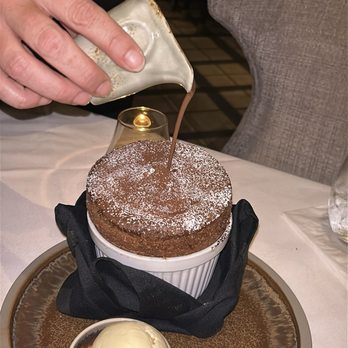 Leo’s River Oaks - Chocolate soufflé - Steakhouses Near Me - Houston, Texas Leo’s River Oaks - Chocolate soufflé - Steakhouses Near Me - Houston, Texas