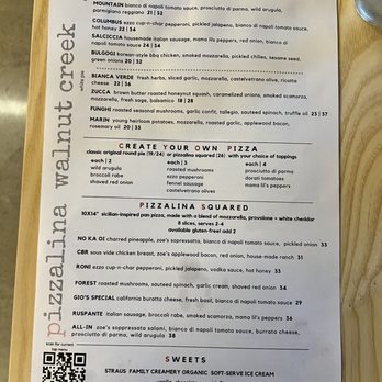 Pizzalina - Menu side 2 - Pizza Near Me - Walnut Creek, California Pizzalina - Menu side 2 - Pizza Near Me - Walnut Creek, California
