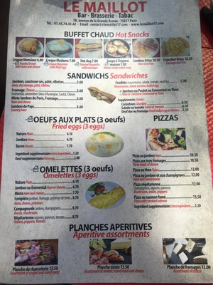 Menu photo 6 Le Maillot Paris, 75