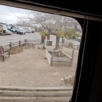 Mission RV Park - Looking towards dog run - Campgrounds Near Me - El Paso, Texas
