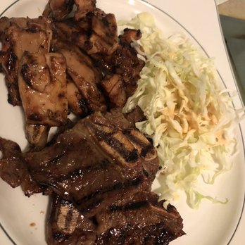 Million Restaurant - Bbq chicken and kalbi lunch plate - Korean Near Me - Honolulu, Hawaii