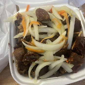 Annes Paradise - a styrofoam container with meat and onions - Fast Food Near Me - Lauderdale Lakes, Florida Annes Paradise - a styrofoam container with meat and onions - Fast Food Near Me - Lauderdale Lakes, Florida