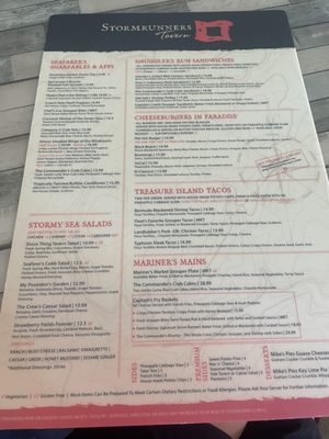 Menu photo 1 Stormrunners Tavern Gulfport, FL Menu photo 1 Stormrunners Tavern Gulfport, FL