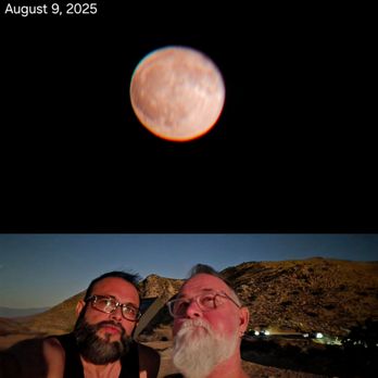 Keys View - 'Sturgeon Moon' @ Keys View, Joshua Tree National Park, CA. - Landmarks & Historical Buildings Near Me - Joshua Tree, California
