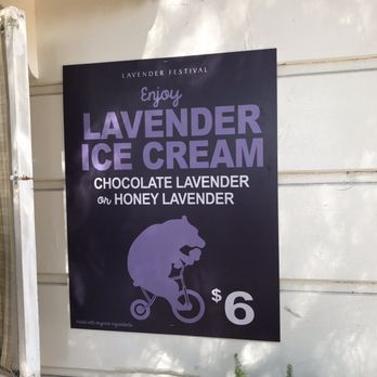 123 Farm - Lavender ice cream - Farmers Market Near Me - Cherry Valley, California