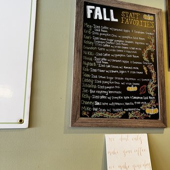 Beans and Leaves - Menu as of 9/1/23 - Coffee & Tea Near Me - Staten Island, New York