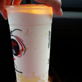 Kung Fu Tea - Pina Colada slush with Nata jelly - Bubble Tea Near Me - Annandale, Virginia Kung Fu Tea - Pina Colada slush with Nata jelly - Bubble Tea Near Me - Annandale, Virginia