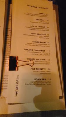 Menu photo 3 The Venue Los Angeles, CA Menu photo 3 The Venue Los Angeles, CA