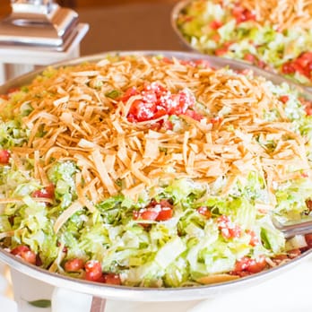 Martino's Catering - Mexican Caesar salad with tomatoes and queso fresco (Photo: James & Jess Photography) - Caterers Near Me - Ventura, California