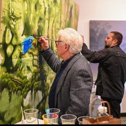 The Chambers Project - Roger Dean and Mars-1 live painting.