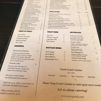 Troy Greek Cuisine - Greek Near Me - Berkeley, California Troy Greek Cuisine - Greek Near Me - Berkeley, California