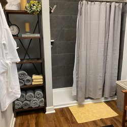 Renew Day Spa - Enjoy the comforts of a warm or cold shower following your infrared sauna treatment. Remove the toxins.