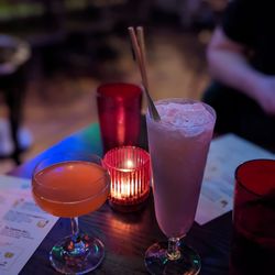 Honi Honi Tiki Lounge - Teak Tok Famous (left), Coconut Airway (right)