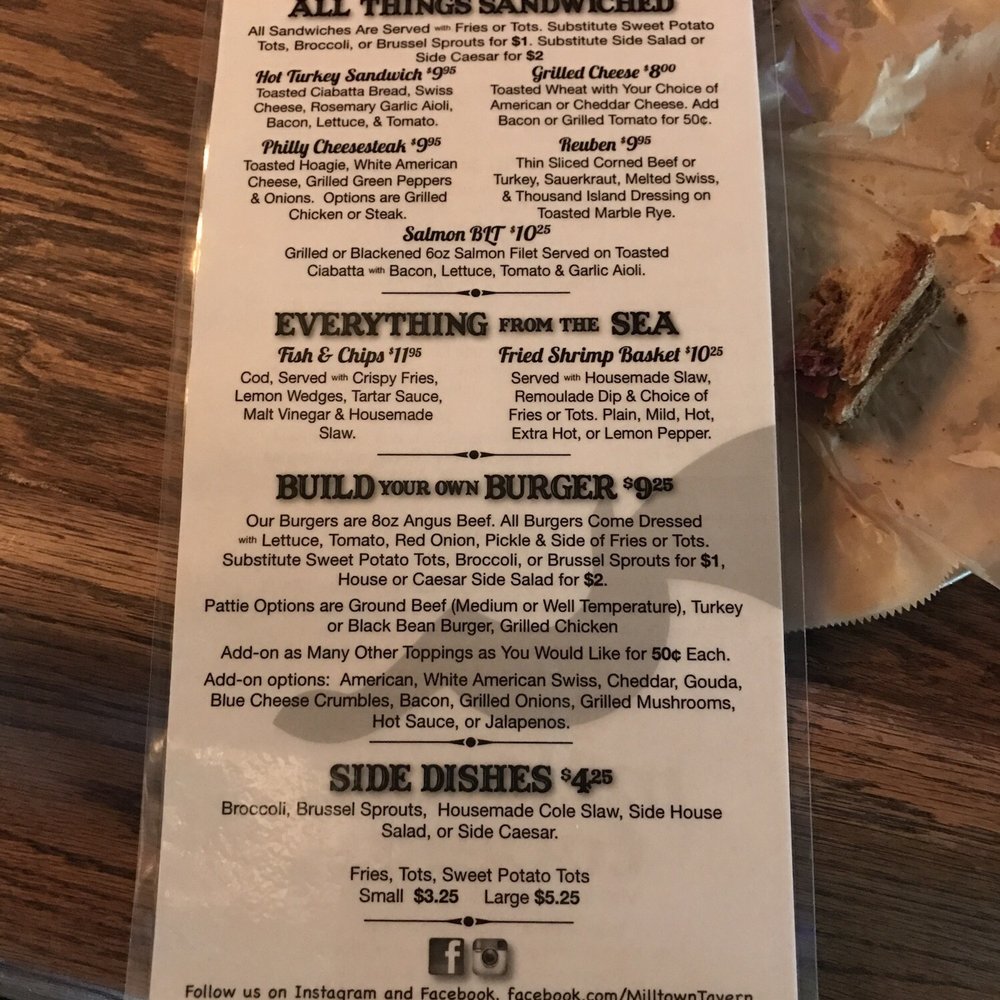 Milltown Arms Tavern - Menu - Pubs Near Me - Atlanta, Georgia Milltown Arms Tavern - Menu - Pubs Near Me - Atlanta, Georgia