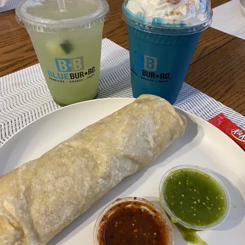 Blue Burro - Chicken burrito - Salad Near Me - Long Beach, California