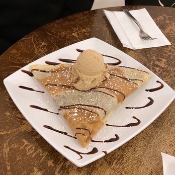 Cafe Hue - Crepe with coffee gelato - Creperies Near Me - San Diego, California