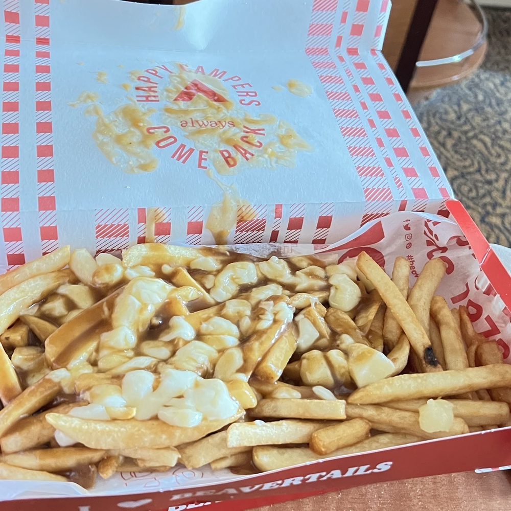 BeaverTails - Poutine-fries, cheese curds, and brown gravy. - Desserts Near Me - Saint John, New Brunswick BeaverTails - Poutine-fries, cheese curds, and brown gravy. - Desserts Near Me - Saint John, New Brunswick