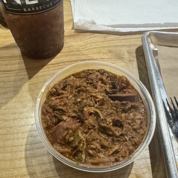NEVS Barbecue - Texas chili . No beans , but plenty of meat . Little bit spicy - Barbeque Near Me - Palm Beach Gardens, Florida
