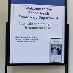 PeaceHealth Southwest Medical Center - "Safe and prompt care is important to us" yet coming in for chest pains and hard time breathing but WAITING 11+ HOURS!