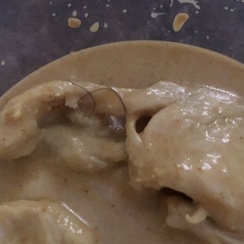 Ubon Thai Kitchen - Yellow Curry with chicken and hair. - Thai Near Me - Torrance, California