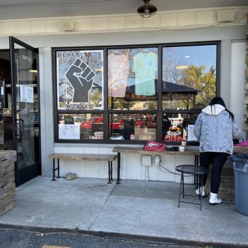Rooted Coffee - Benches with an outlet outside, plant setup on the right side of the wall - Coffee & Tea Near Me - Pleasant Hill, California Rooted Coffee - Benches with an outlet outside, plant setup on the right side of the wall - Coffee & Tea Near Me - Pleasant Hill, California