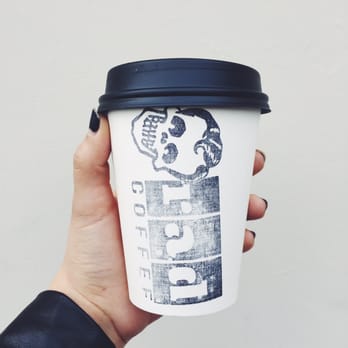 Rad Coffee - Upland - Small size, no picture of the drink unfortunately (chai latte hemp milk), just the cup which is still so cute - Coffee & Tea Near Me - Upland, California
