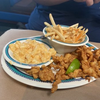 High Tide Harry's - Clam strip lunch with fries and mac n cheese - Seafood Near Me - Orlando, Florida High Tide Harry's - Clam strip lunch with fries and mac n cheese - Seafood Near Me - Orlando, Florida