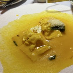 Va Tutto - Half eaten Pumpkin Ravioli